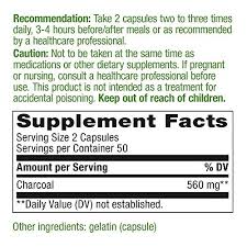 Benefits of Black Latte, Activated Charcoal 260 mg