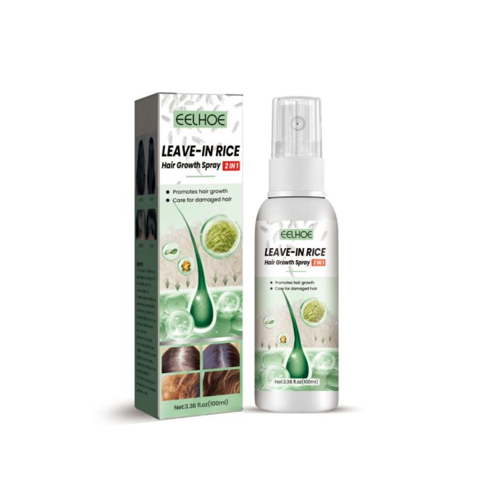 EELHOE Hair Growth Serum, Ginger Hair Growth Spray, Anti-Hair Loss Ginger Hair Serum, Thickening & Regrowth Treatment Against Hair Loss Hair Roots Strengthens