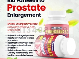 Pomegranate Prostate Herbal Capsule In Kenya Pomegranate Prostate Herbal Capsule shrinks enlarged prostate naturally without any side effects, has powerful anti-cancer properties and boosts men libido. With this product, you can bid farewell to prostate enlargement. In fact it shrinks enlarged prostate naturally without any side effects. 7 Years Of Excessive Frequent Urination Gone Permanently in Less Than 20 Days